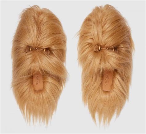 gucci slippers for female|gucci chewbacca slippers.